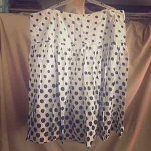 Polka Dot Plus Skirt